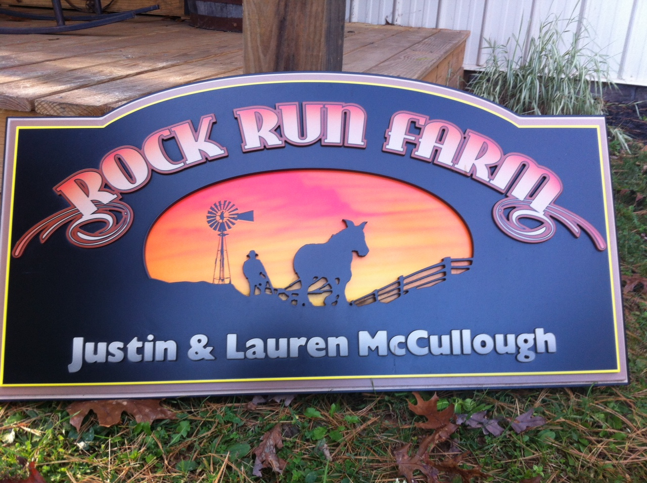 Sandblasted/Routed Signs